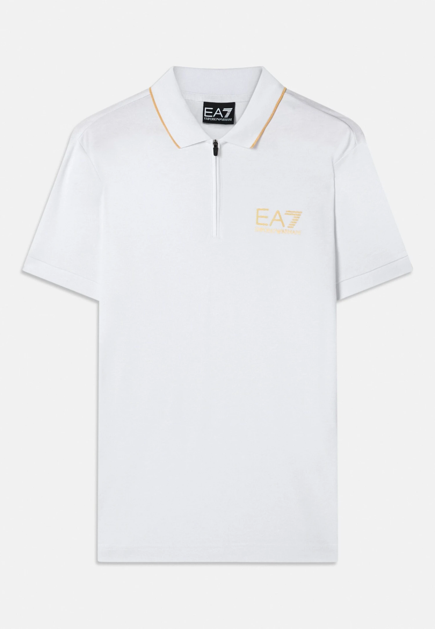 EA7 Emporio Armani TRAIN LABEL - Polo Shirt - Black 10 EA7 Emporio Armani TRAIN LABEL - Polo Shirt - Black - Image 8