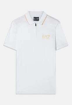 EA7 Emporio Armani TRAIN LABEL - Polo Shirt - Rainy Day -Total Wear Store 61a9d59c9bd34f78aa1019335b7d017b
