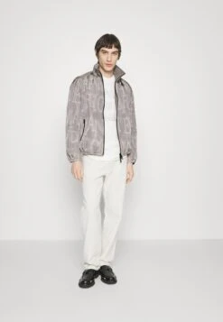 Emporio Armani Blouson Jacket - Summer Jacket - Ea Big Grigio -Total Wear Store 61c0c02a24964834aab0a990442d1c5a