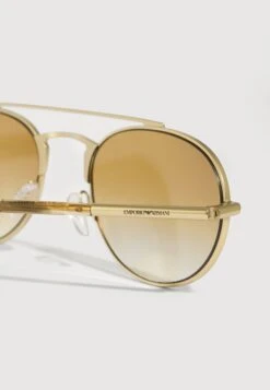Emporio Armani Sunglasses - Gold-coloured/yellow/brown -Total Wear Store 620f49bb12344a7fa38a36acb5b33e8c