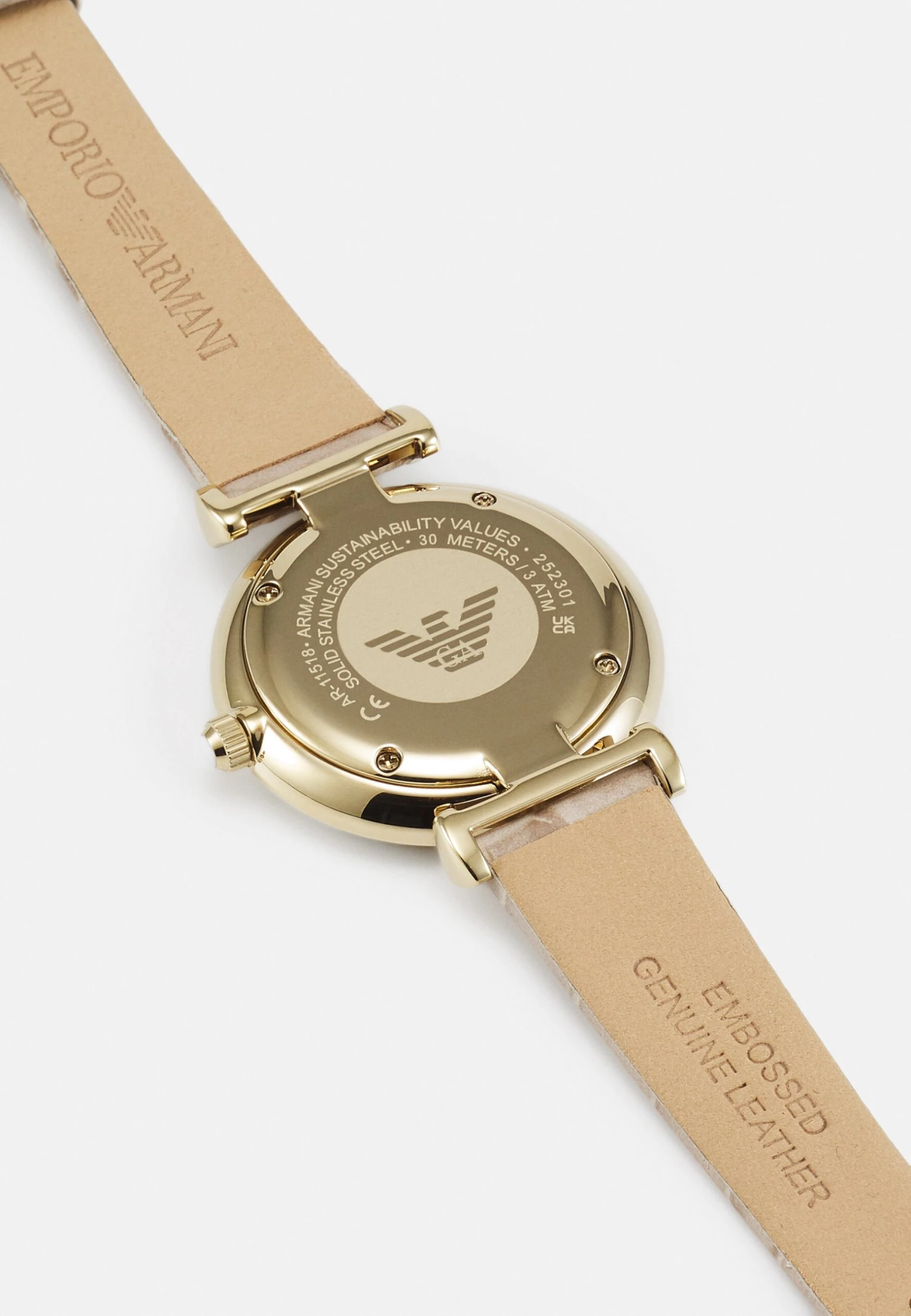 Emporio Armani Watch - Light Brown 6 Emporio Armani Watch - Light Brown - Image 4