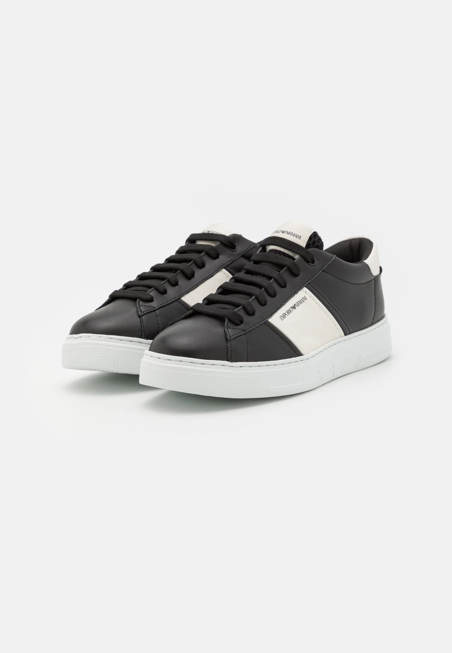 Emporio Armani Zar - Trainers - Black/Off White 4 Emporio Armani Zar - Trainers - Black/Off White - Image 2