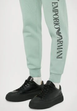 EA7 Emporio Armani TRAIN LOGO SERIES PANTS - Tracksuit Bottoms - Blue Surf -Total Wear Store 62d1425a202c4978a6c96c7de800797c