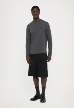 EA7 Emporio Armani TRAIN CORE TEE - Long Sleeved Top - Asphalt -Total Wear Store 62e9a101d0bd40019951c85e124f3021