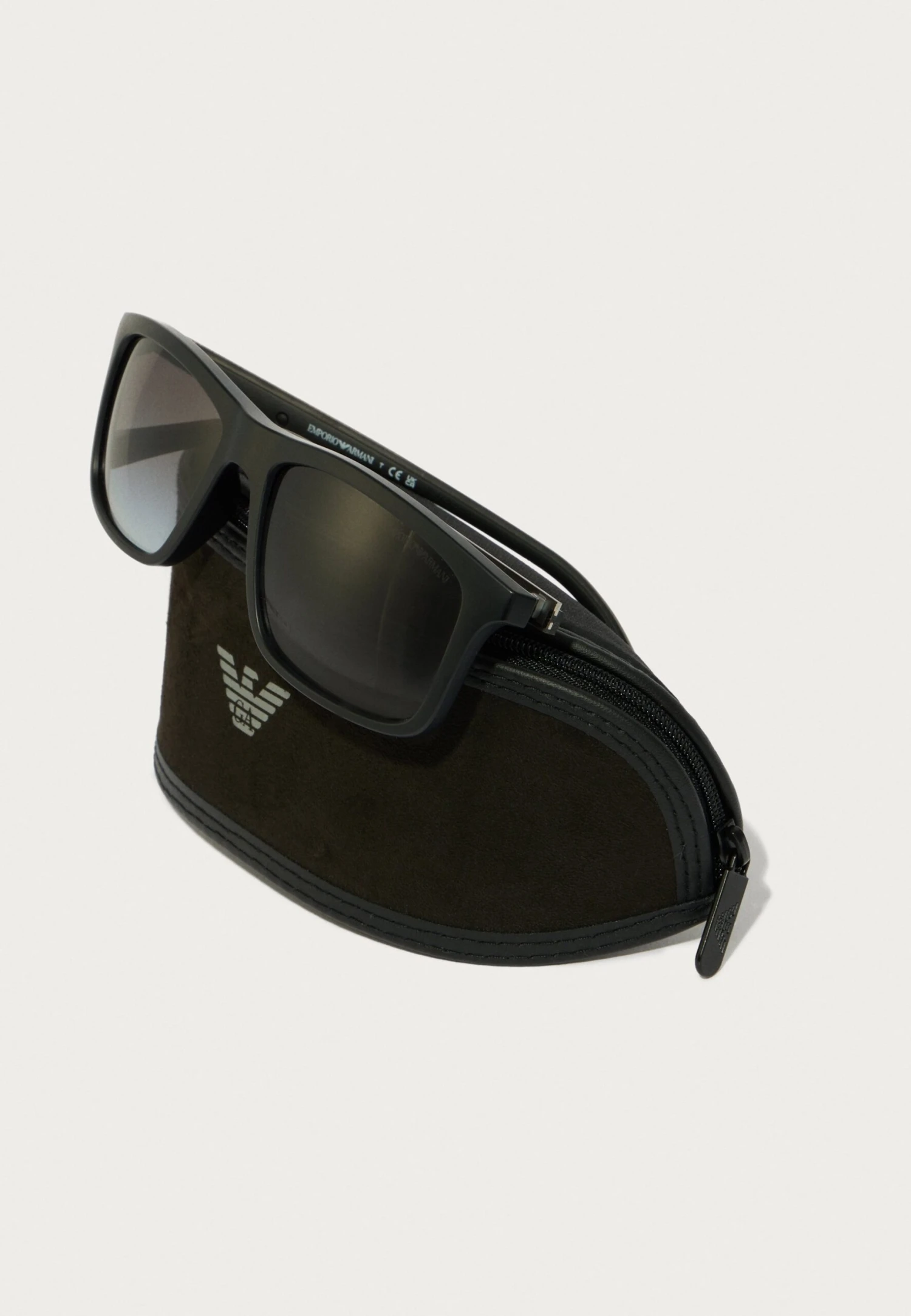Emporio Armani Sunglasses - Matte Black/grey 5 Emporio Armani Sunglasses - Matte Black/grey - Image 3