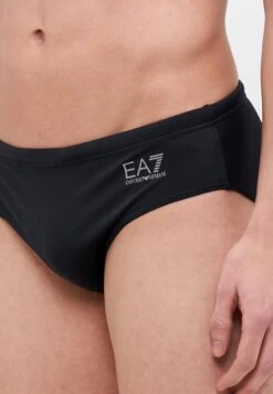 EA7 Emporio Armani BEACHWEAR - Swimming Briefs - Black/silver -Total Wear Store 6349f9538a984cfdb9b5b425f3de5923
