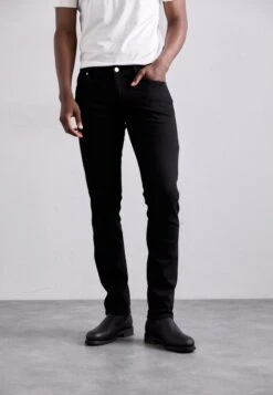 Emporio Armani 5 POCKETS PANT - Slim Fit Jeans - Black Denim