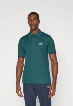 EA7 Emporio Armani GOLF PRO COLLAR - Polo Shirt - Ponderosa Pine