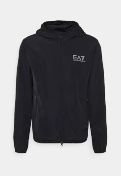 EA7 Emporio Armani Windbreaker - Black/White -Total Wear Store 64163eb7557245efa98f0537092eed00