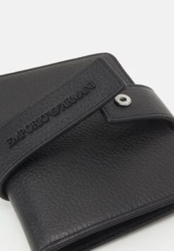 Emporio Armani Unisex - Wallet - Black -Total Wear Store 64314b8891304eb1afdd0894fe470ae6