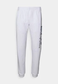 EA7 Emporio Armani Trouser - Tracksuit Bottoms - White -Total Wear Store 647e5e7103a94fc8ab5d7006ddbc8dad