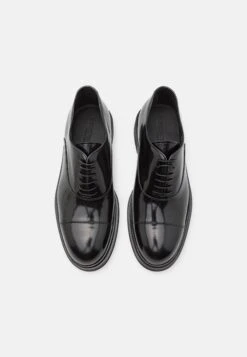 Emporio Armani Laced Shoe - Smart Lace-Ups - Black -Total Wear Store 6483278cdfb34574980ad14497fee937