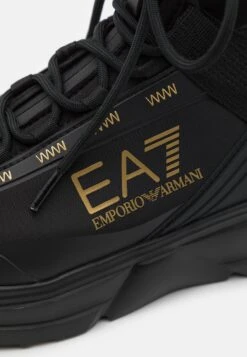 EA7 Emporio Armani 7.0 MAN UNISEX - High-top Trainers - Black/gold -Total Wear Store 64f0ad619ef44185a8fb69e4eec06418