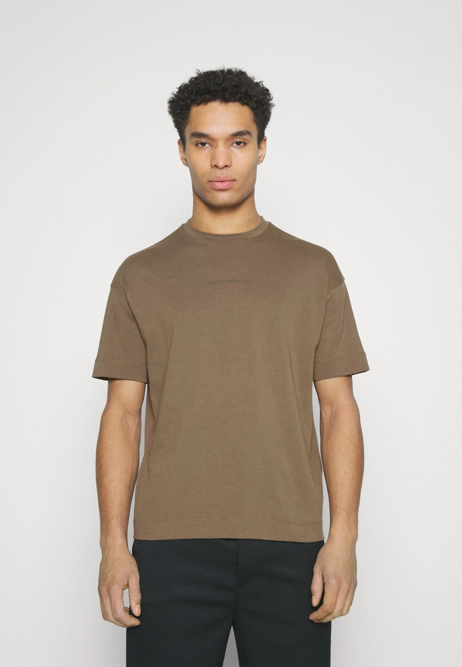 Emporio Armani Print T-Shirt - Fango 3 Emporio Armani Print T-Shirt - Fango