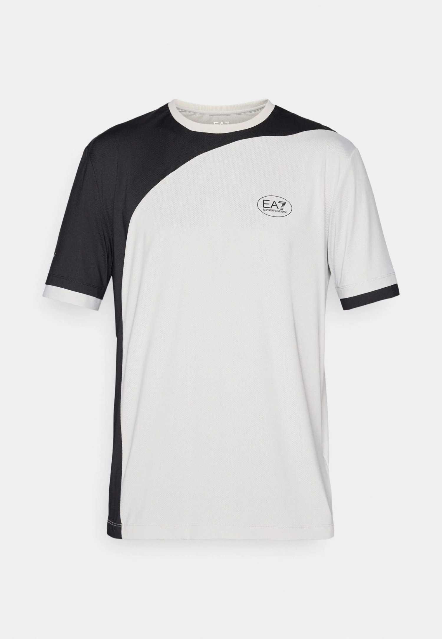 EA7 Emporio Armani TENNIS PRO TEE COLORBLOCK - Sports T-shirt - Black 10 EA7 Emporio Armani TENNIS PRO TEE COLORBLOCK - Sports T-shirt - Black - Image 8