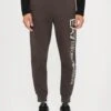 EA7 Emporio Armani TRAIN LOGO SERIES PANTS - Tracksuit Bottoms - Chocolate Brown -Total Wear Store 65cf59cf6dff46e6b976588acb4e80fe