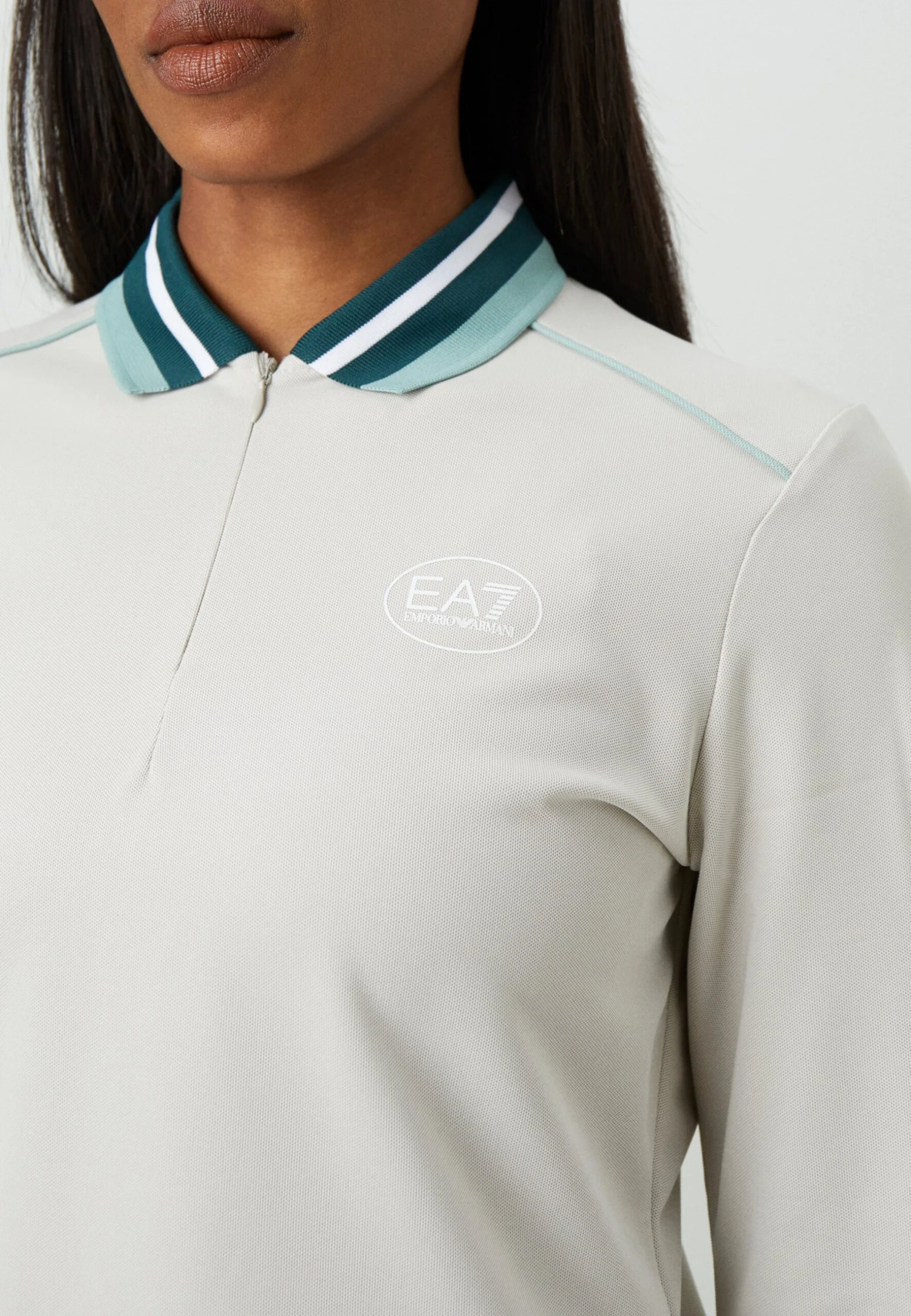 EA7 Emporio Armani GOLF PRO - Long Sleeved Top - Vapor Blue 8 EA7 Emporio Armani GOLF PRO - Long Sleeved Top - Vapor Blue - Image 6