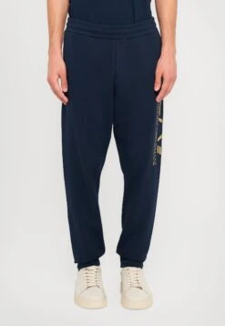 EA7 Emporio Armani TRAIN LOGOSERIES - Tracksuit Bottoms - Blue