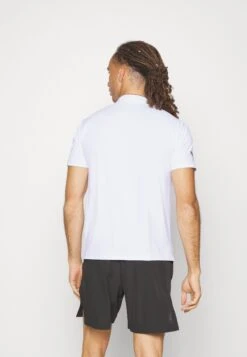 EA7 Emporio Armani Tennis Pro Serafino - Sports T-Shirt - White -Total Wear Store 66c85553e16544f2b63cb3c3e77c6006