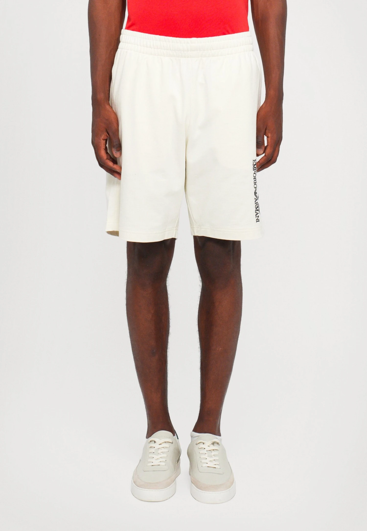 EA7 Emporio Armani TRAIN VISIBILITY - Shorts - Cream/black 3 EA7 Emporio Armani TRAIN VISIBILITY - Shorts - Cream/black