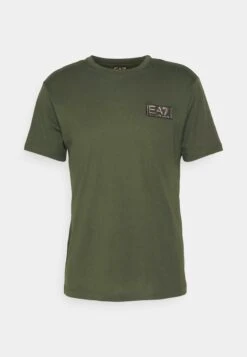 EA7 Emporio Armani Basic T-Shirt - Verde Scuro -Total Wear Store 677a7454e83a473fae0ff1673f1aa5bc