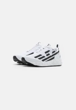 EA7 Emporio Armani Ultimate Kombat Unisex - Trainers - White/Black -Total Wear Store 67ec0fd4b34e4a56bd10153a56fce62d