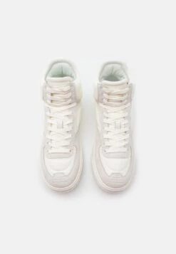 Emporio Armani High-Top Trainers - Off-White -Total Wear Store 686bddb864b2437aa13b837a00cd7790