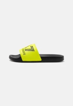 EA7 Emporio Armani UNISEX - Pool Slides - Black/white -Total Wear Store 68cb648a35b44b089644d4d899f10e9b