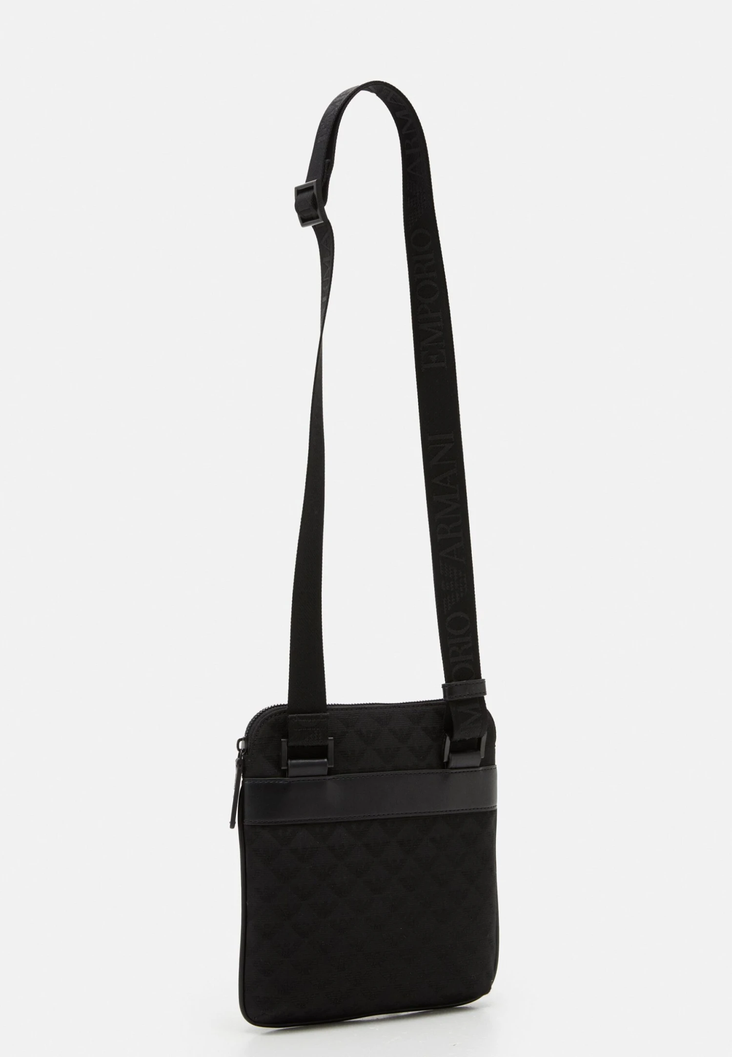 Emporio Armani Flat Messenger Bag Unisex - Across Body Bag - Black 4 Emporio Armani Flat Messenger Bag Unisex - Across Body Bag - Black - Image 2