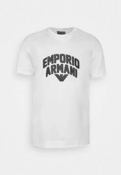 Emporio Armani Print T-Shirt - Bianco Caldo -Total Wear Store 6a38ac9b91e040d69f386034b6044a77