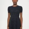 Emporio Armani DRESS - Jumper Dress - Navy Blue Fancy