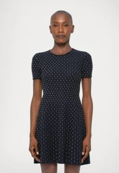 Emporio Armani DRESS - Jumper Dress - Navy Blue Fancy