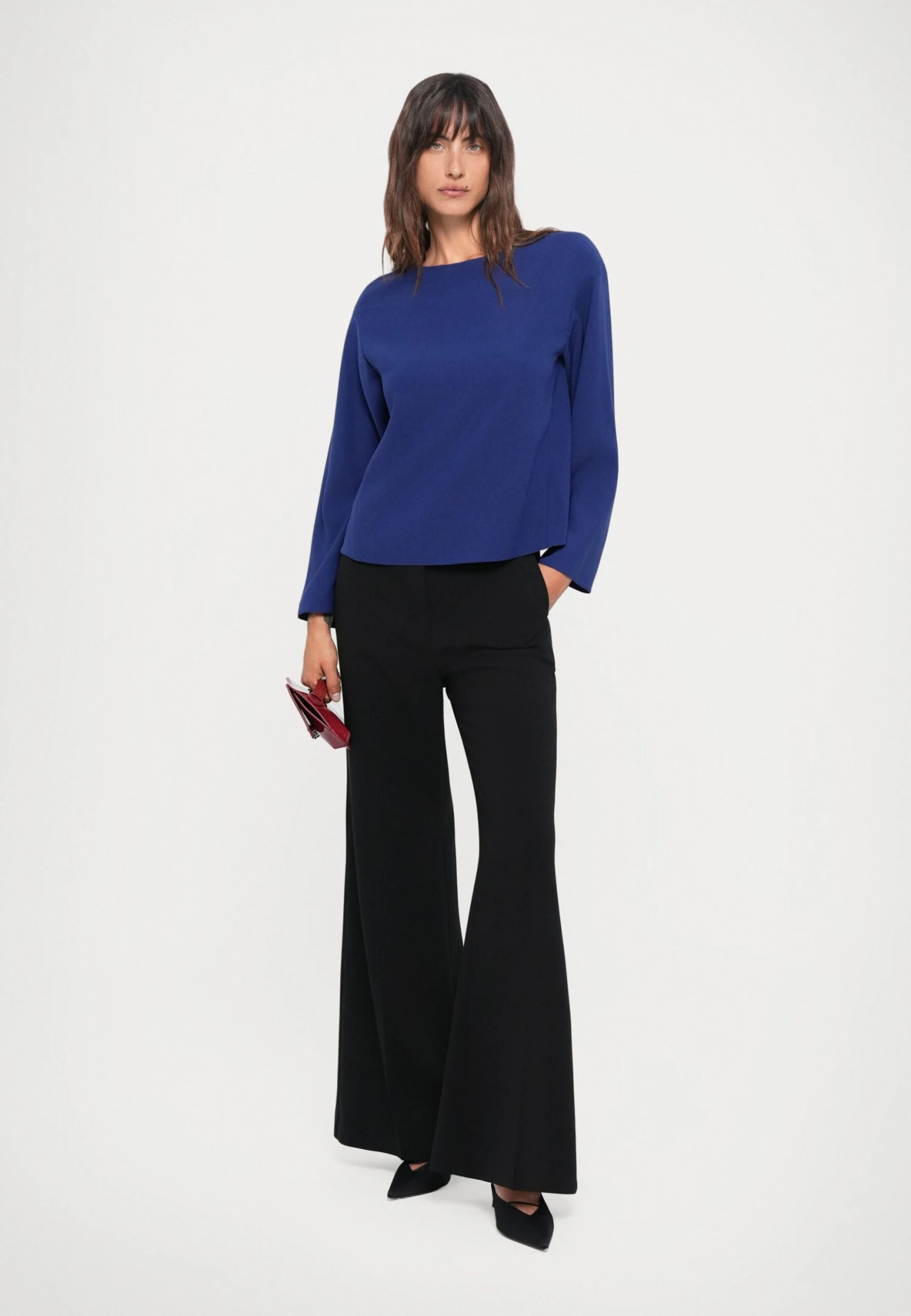 Emporio Armani Blouse - Royal Blue 4 Emporio Armani Blouse - Royal Blue - Image 2