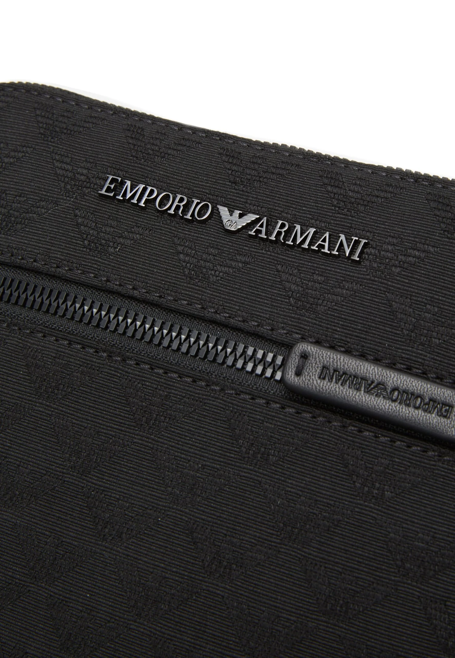 Emporio Armani Flat Messenger Bag Unisex - Across Body Bag - Black 7 Emporio Armani Flat Messenger Bag Unisex - Across Body Bag - Black - Image 5