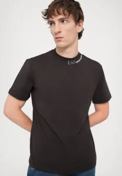EA7 Emporio Armani TRAIN LOGO SERIES TEE UNISEX - Basic T-shirt - Chocolate Torte -Total Wear Store 6ba560462f8d46a89869ab864e617d5d