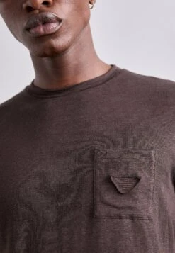 Emporio Armani Basic T-shirt - Mole 13 Emporio Armani Basic T-shirt - Mole -Total Wear Store 6c1fc0e31477484e8e65ab607a075a07