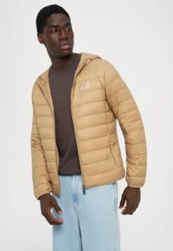 EA7 Emporio Armani TRAIN CORE LIGHT JACKET - Down Jacket - Tigers Eye -Total Wear Store 6c487c64a1fe4036b8575645f621d3d9