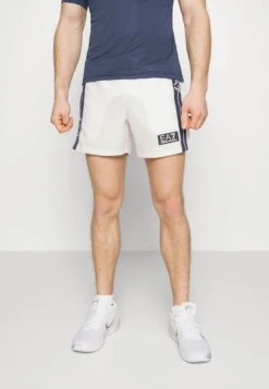 EA7 Emporio Armani Tennis Club Shorts- Sports Shorts - White
