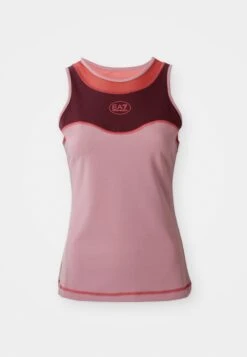 EA7 Emporio Armani TENNIS PRO FREESTYLE TANK - Top - Dusky Orchid/bordeaux -Total Wear Store 6cf57e74d96a4f0b8a3a16a6b9dba185 1