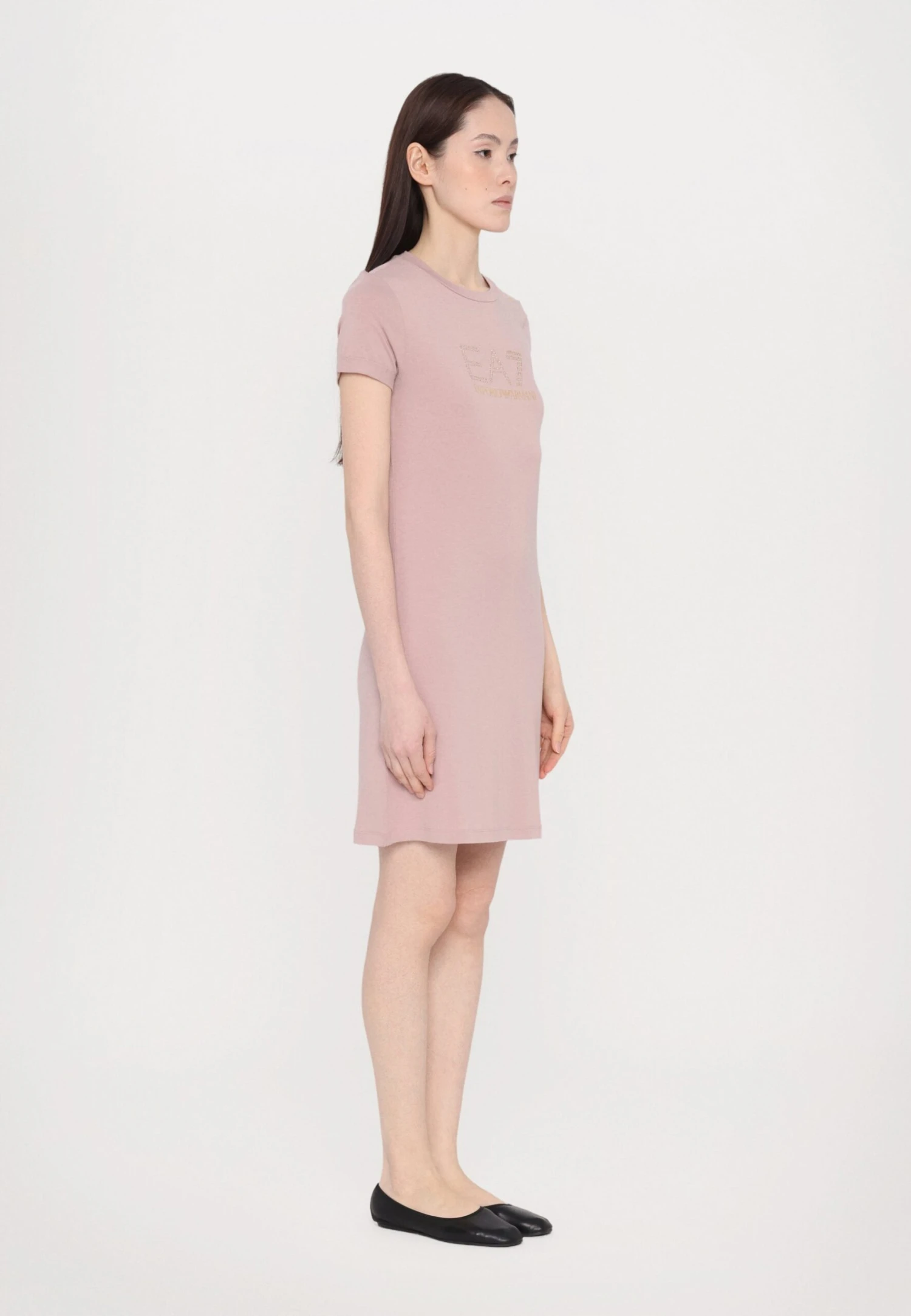 EA7 Emporio Armani DRESS - Jersey Dress - Fawn 6 EA7 Emporio Armani DRESS - Jersey Dress - Fawn - Image 4