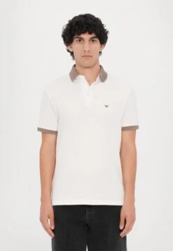 Emporio Armani POLO SHIRT - Polo Shirt - Snow White