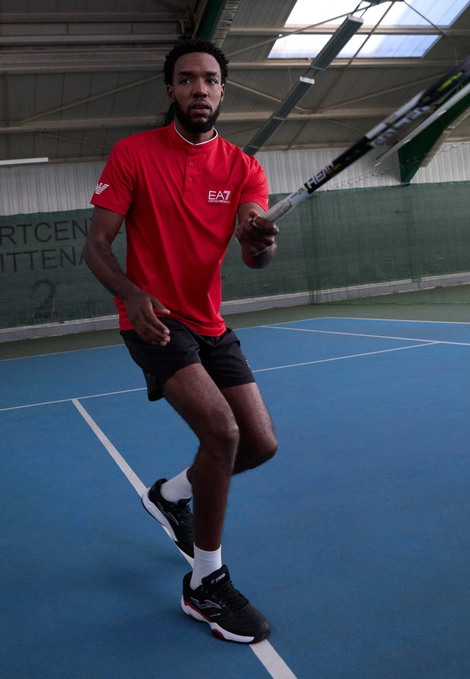 EA7 Emporio Armani Polo Shirt - Racing Red 4 EA7 Emporio Armani Polo Shirt - Racing Red - Image 2