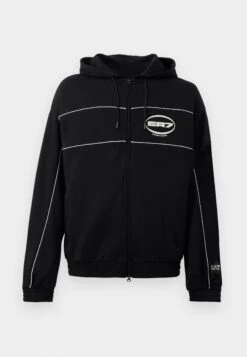 EA7 Emporio Armani TRAIN LOGO SERIES PIPING HOODIE - Zip-up Sweatshirt - Surf The Web -Total Wear Store 6d51ce19b68a46adb7b1a64ccaec302b
