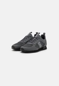 EA7 Emporio Armani Unisex - Trainers - Iron Gate/Black/Silver -Total Wear Store 6d5e53b573b0437794675347ab8c541e