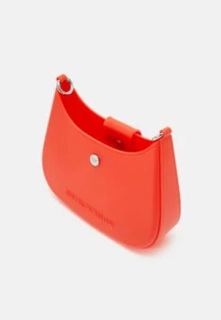 Emporio Armani Recycled Womans Mini Bag - Across Body Bag - Rosso/Beige -Total Wear Store 6d6da6a6495c4b658bf30649e1cba294