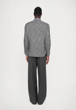 Emporio Armani SHIRT - Shirt - Navy Blue/off White -Total Wear Store 6d7544e03e104e429efdc3c8634f05bb