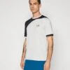 EA7 Emporio Armani TENNIS PRO TEE COLORBLOCK - Sports T-shirt - Vapor Blue -Total Wear Store 6da9968f553f494a975897560d1eafcd