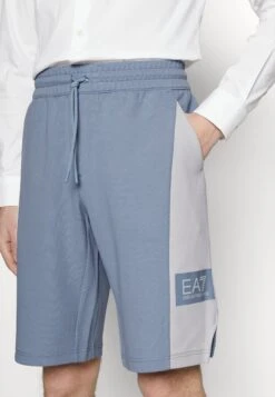 EA7 Emporio Armani Bermuda - Tracksuit Bottoms - Light Blue -Total Wear Store 6dc9c6d0d5a84a27a76ce2ed6ad6330e