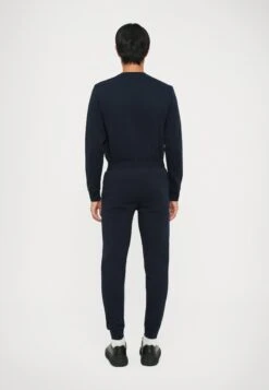 EA7 Emporio Armani TRAIN LINES - Tracksuit Bottoms - Blue -Total Wear Store 6e018bd3e18c4a5f8f2c1005f01d04e4