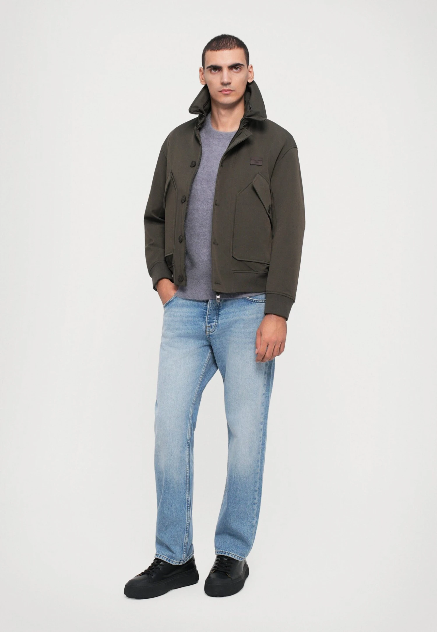 Emporio Armani JACKET - Light Jacket - Black Ink 4 Emporio Armani JACKET - Light Jacket - Black Ink - Image 2